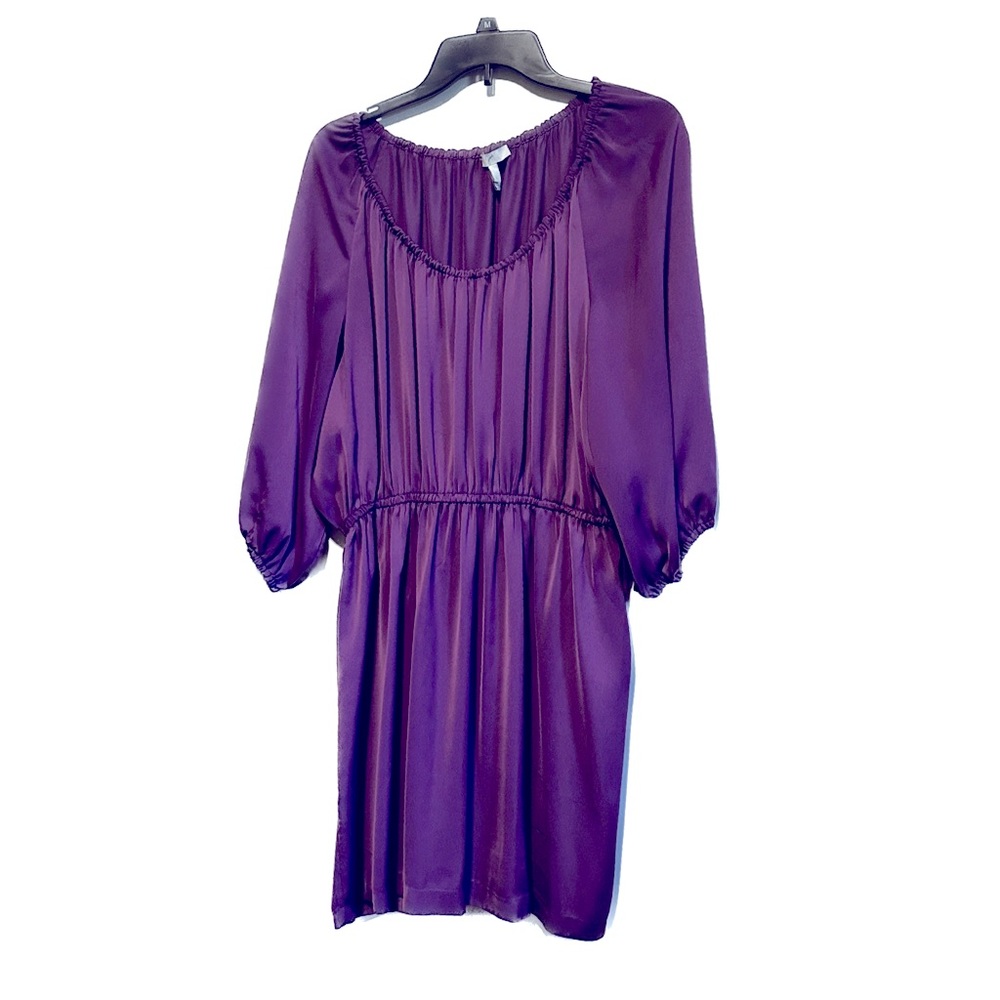 Joie Synched Waist Purple Minimalist Dress Women’s XL